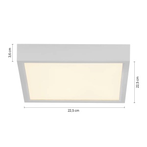 Plafoniera LED Fridolin 3 max. 15 wați, 22,5/22,5/3,6 cm - Img 3