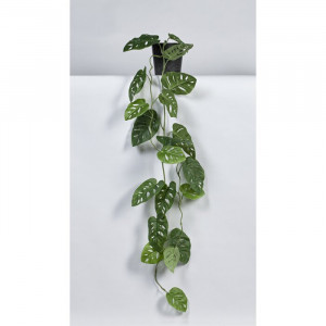 Planta artificiala Monstera, in ghiveci, verde, 115 x 30 x 30 cm - Img 2