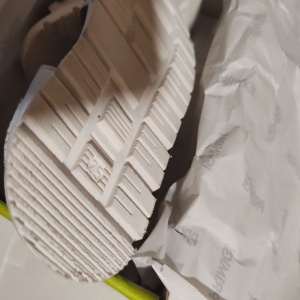 Primigi, Sandale flatform din piele, Alb optic, Argintiu, 25 EU, Resigilat, Grad B - Img 3