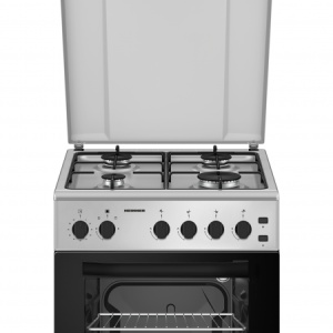 Produs Resigilat ARAGAZ GAZ HEINNER HFSC-S50LITGSL, 50X55CM, 4 ARZATOARE, SUPORT EMAIL, CAPAC METALIC, APRINDERE ELECTRICA PLITA SI CUPTOR, DISPOZITIV DE SIGURANTA PLITA SI CUPTOR, TIMER, GRILL, LUMINA CUPTOR, USA CUPTOR CU GEAM DUBLU DETASABIL, DUZE GPL