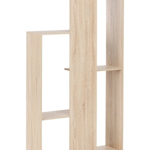Produs Resigilat Biblioteca cu 3 niveluri Re-Bloom Kahntah, PAL, 60x29x163 cm, 3 rafturi, natur - Verificat A - Img 6