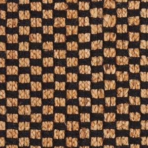 Produs Resigilat Covor Re-Bloom Gerce, iuta/bumbac/piele, 140x200 cm, design atemporal, maro/negru - Verificat A - Img 4