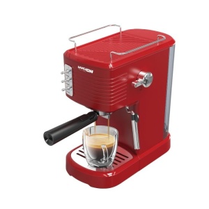 Produs Resigilat: Espressor Manual Vision VEM20R – Performanță de 20 Bar, Boiler Aluminiu și Spumare Lapte, Roșu Retro - Img 2