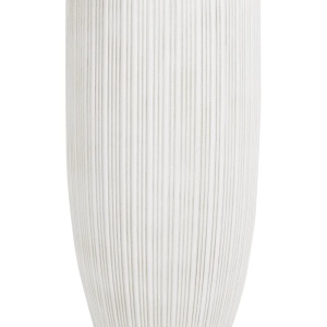 Produs Resigilat Ghiveci Re-Bloom Zelkova, argila fibroasa, diametru 35 cm, inaltime 70 cm, 47L, orificiu drenaj, bej deschis - Verificat A