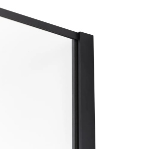 Produs Resigilat Paravan de dus Re-Bloom Waspam, 80x190 cm, sticla securizata 6mm, aluminiu/inox, usa reversibila, negru transparent - Verificat A - Img 5