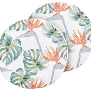 Produs Resigilat Set 2 perne de exterior Re-Bloom Torrazzo, poliester, 40x40x10 cm, UV5, rezistente la apa, multicolor - Verificat A