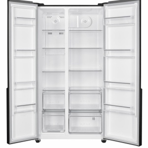 Produs Resigilat Side by Side HEINNER HSBS-HM532NFGBKE++, No Frost, 532 l, Class E, Black glass - Img 4