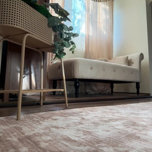 Produs Resigilat Traversa Re-Bloom Tarsus, poliester, 80x300 cm, grosime 1 cm, compatibila incalzire pardoseala, bej - Verificat A - Img 2