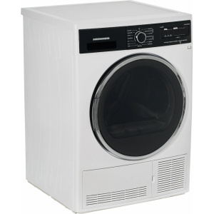 Produs Resigilat Uscator de rufe cu condensare Heinner HCD-V904B, Capacitate incarcare 9kg, Clasa energetica B, 15 programe de uscare, Design elegant cu panel negru si usa cromata, Display LED, Program rapid camasi 12 min, Program expres 29 min, Program B - Img 5