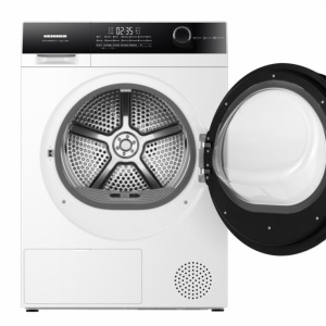 Produs Resigilat USCATOR DE RUFE CU POMPA DE CALDURA HEINNER HHPD-HMK90IVFC+++, CAPACITATE 9KG, CLASA ENERGETICA C, MOTOR INVERTER, CONTROL TOUCH, LUMINA CUVA, PROGRAM RAPID 30 MIN, PROGRAM BABY CARE, PROGRAM LANA, PROGRAM ECO, 14 PROGRAME, SUPORT INCALTA - Img 2