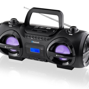 Radio FM cu CD si Bluetooth GoGEN CDM 425 SUBT, 25 W, CD, MP3, USB, SD card, telecomanda, negru - Img 2