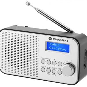 Radio portabil GoGEN DAB 300N cu tuner DAB+ si FM, 1 W, LCD , baterie 2000 mAh - Img 1