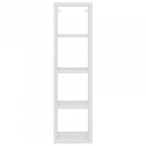 Raft de perete Arsyn, MDF, alb, 134,5 x 37 x 29,5 cm - Img 1