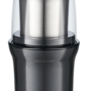 Rasnita electrica Heinner HCG-200DGIX2, rasnire umeda si uscata, 200W, 2 recipiente, carcasa inox, Gri - Img 3