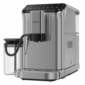 RESIGILAT – ESPRESSOR AUTOMAT HEINNER GENESIS HEMA-D20DGREY, 1350W, 20Bar, Recipient lapte, Capacitate rezervor apa 1.5L, Gri