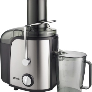 RESIGILAT – Storcator de fructe si legume Gorenje JC805EII, Putere 800W, Capacitate 1,1L, Negru/Argintiu