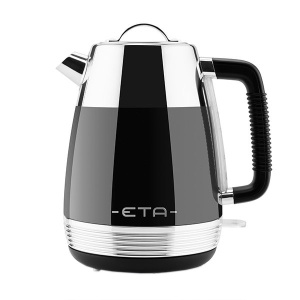 RESIGILAT - Cana electrica fierbator ETA Storio 918620, 2150 W, 1.7 L, otel inoxidabil, design retro, negru