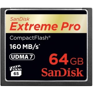 RESIGILAT Card Sandisk Compact Flash Extreme Pro 160Mbs 64GB
