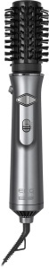 RESIGILAT - Perie rotativa cu aer cald ECG Modifica Hairbrush Moonstone, 1200 W, ionizare, 2 debite de aer, 2 nivele temperatura, gri metalic - Img 2