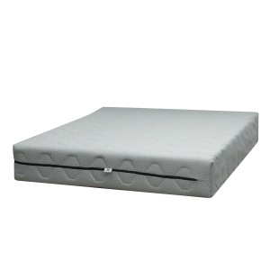 Saltea Reversibila, Buona Notte, Union, 80x190x20 cm, spuma poliuretanica, High Resilience, ortopedica, antibacterian, dehusabil, husa Cardinal - Img 1