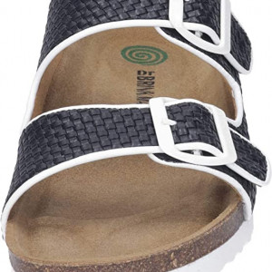 Sandale plate pentru femei Dr. Brinkmann 700068-01, negru, marimea 37 - Img 3