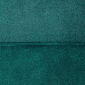 Scaun balansoar Yadira, catifea/lemn, verde, 97 x 71 x 90 cm - Img 2