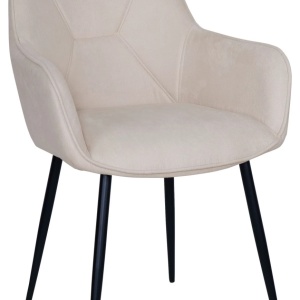 Scaun cu brate ELENA, bej, 57/85/60 cm - Img 5