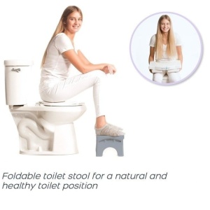 Scaun pentru toaleta Squat-n-Go, alb, 40x9x25 cm, Resigilat, Grad A - Img 2