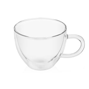 Set 2 cesti pentru cappuccino ETA5180 92010, 230 ml, pereti dubli din sticla borosilicata - Img 1