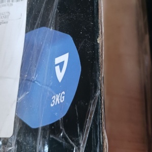 Set 2 gantere VIA FORTIS, 2x3 Kg, premium, albastru, Resigilat, Grad A - Img 2