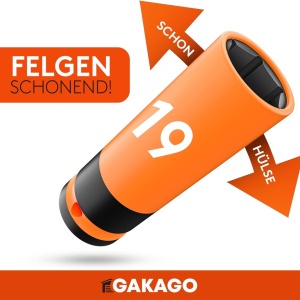  Set Chei Tubulare cu Protectie Gakago, 17mm /19mm /21mm - Pentru Schimbarea Rotilor Fara Zgarieturi