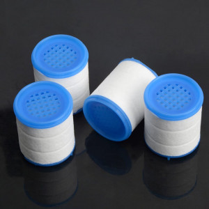 Set 4 filtre de apa pentru robinet Uotyle, plastic/bumbac, alb/albastru, 30 x 35 x 22 cm - Img 3