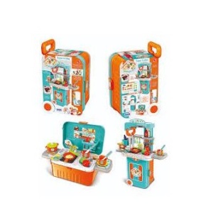Set bucatarie intr-o valiza, cu sunete si lumini RS Toys