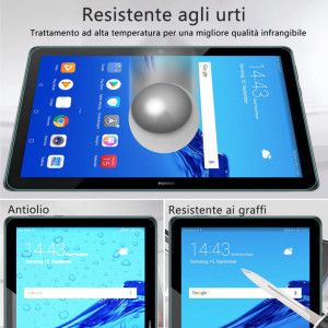 Set de 2 folii de protectie pentru Huawei Mediapad T3 Tigratigro, sticla securizata, transparent, 10,1 inchi - Img 6
