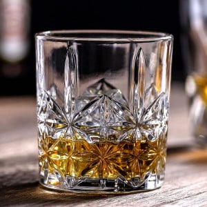 Set de 2 pahare pentru whisky SkySnow, sticla, transparent, 8,5 x 9 cm, 340 ml - Img 7