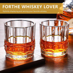 Set de 2 pahare pentru whisky Venga amigos, sticla, transparent, 8 x8,8 cm, 300 ml - Img 5