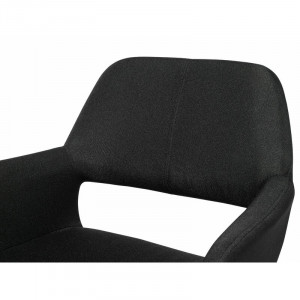 Set de 2 scaune Alida, negru, 81 x 44 cm - Img 4