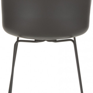 Set de 2 scaune Bogart, negru, 51 x 81 x 52 cm - Img 5