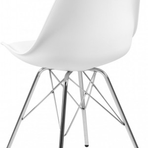 Set de 2 scaune Eri, alb, 86x49cm - Img 5