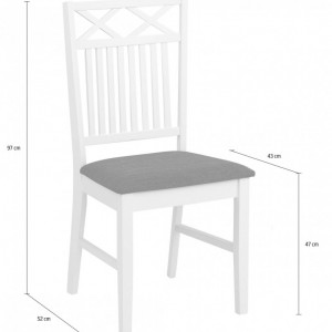 Set de 2 scaune Fullerton, lemn - Img 5