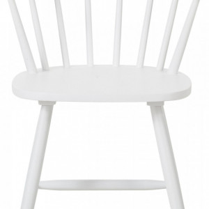 Set de 2 scaune Megan, lemn masiv, alb, 53 x 76 x 52 cm - Img 5