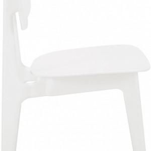 Set de 2 scaune Smilla, alb, 43 x 49cm - Img 5