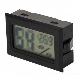Set de 3 mini termometre digitale XLKJ, ecran LCD, plastic, negru, 28,6 x 48 x 15,2 mm - Img 6