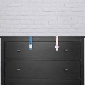 Set de 4 incuietori reglabile de siguranta pentru copii Bakiauli, plastic, roz/albastru, 21,5 x 6 cm - Img 3