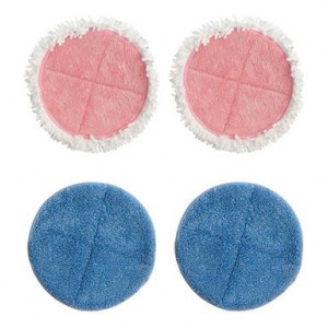 Set de 4 lavete de schimb pentru Powerglide albastru și roz