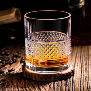 Set de 4 pahare de whisky SkySnow, sticla, transparent, 9,5 X 8 cm, 310 ml - Img 2