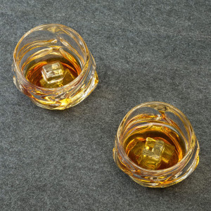 Set de 4 pahare pentru whisky LANFULA, sticla, transparent, 320 ml - Img 3