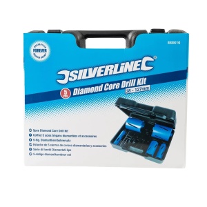 Set de 5 carote diamantate Silverline