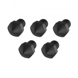 Set de 5 duze pentru imprimanta 3D Guider2S Flashforge, alama, negru, 0,6 mm - Img 2