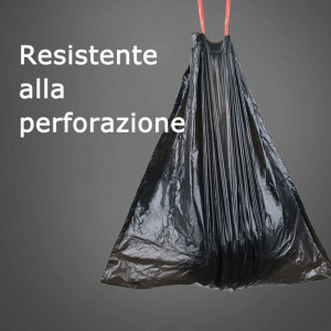 Set de 5 role cu saci pentru gunoi AeeYui, plastic, negru, 20 L, 40 X 50 cm - Img 5